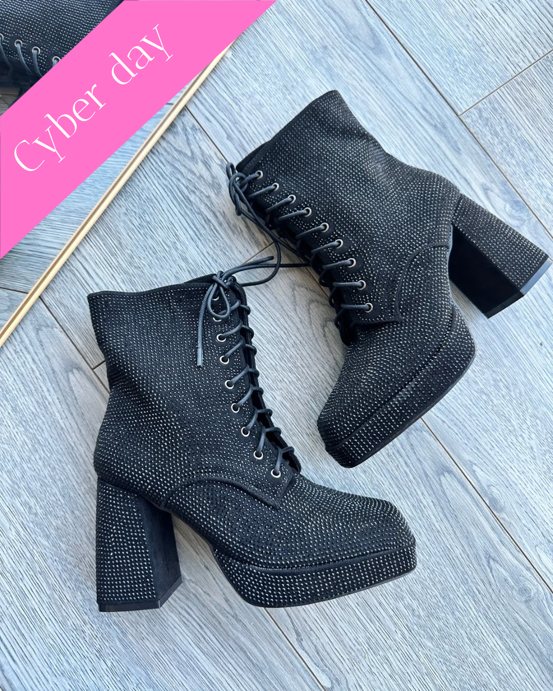 BOTÍN CRISTAL BLACK