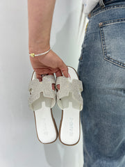 Sandalia Julia white