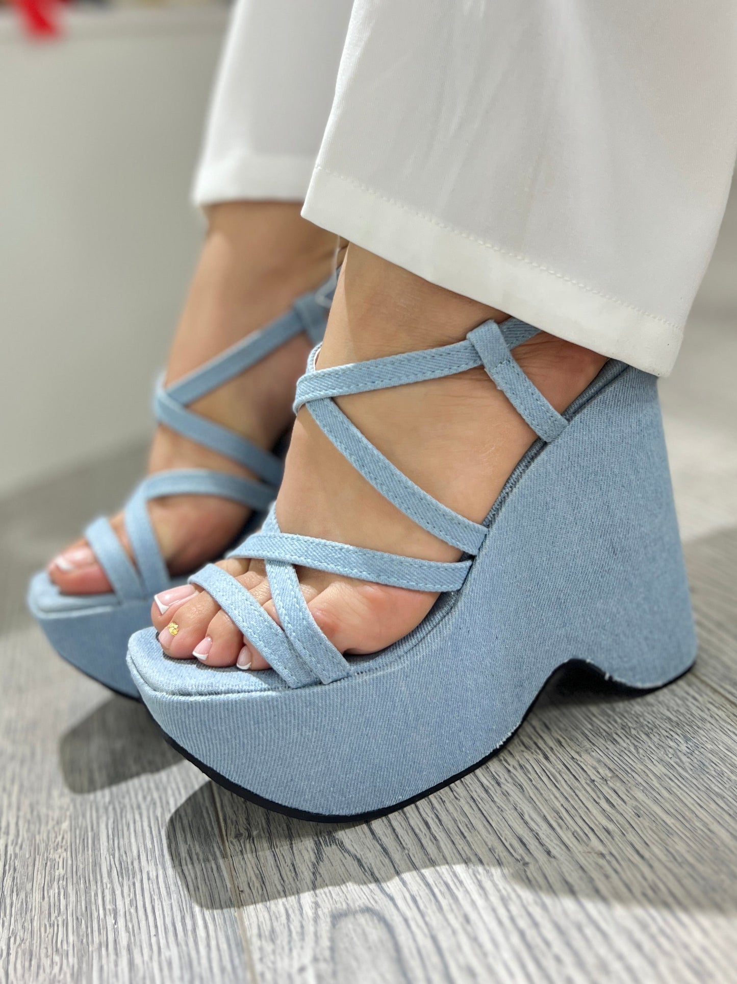 Sandalia brithny blue