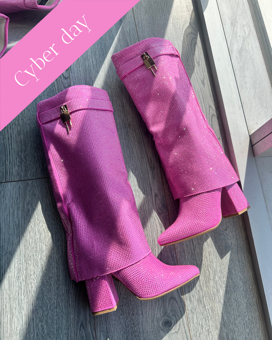 BOTA BRILLOS PINK