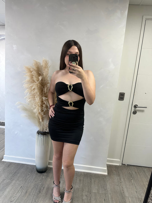 Vestido brasileño broches