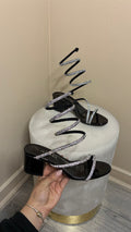 Tacón Black Strass 7cm