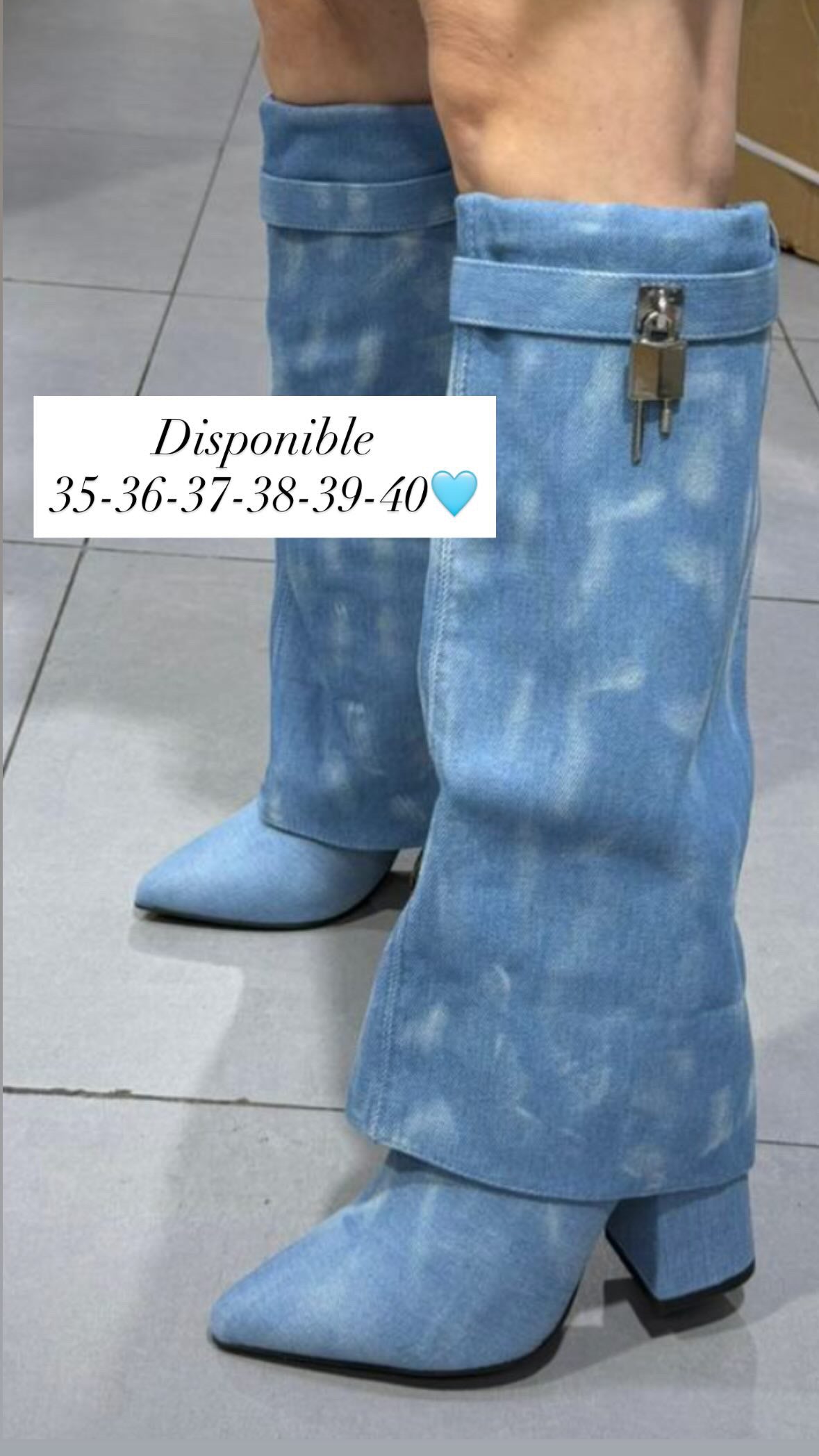 BOTA CANDADO JEANS